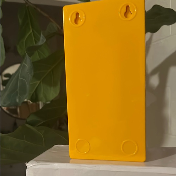 Retro Yellow Tissue Box Cover - Picture 2 of 6